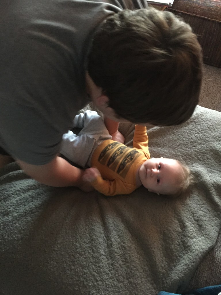 Play time with daddy