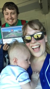 We were very excited about Leigh's first game certificate. 