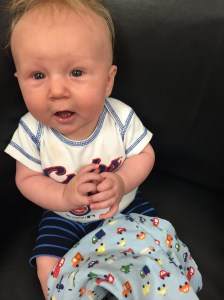 Leigh cooled off while we nursed at First Aid.