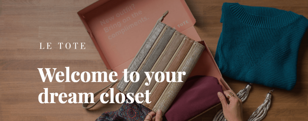Le Tote homepage
